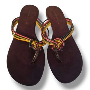 Montego Bay Club Multi Colored Leather Sandal